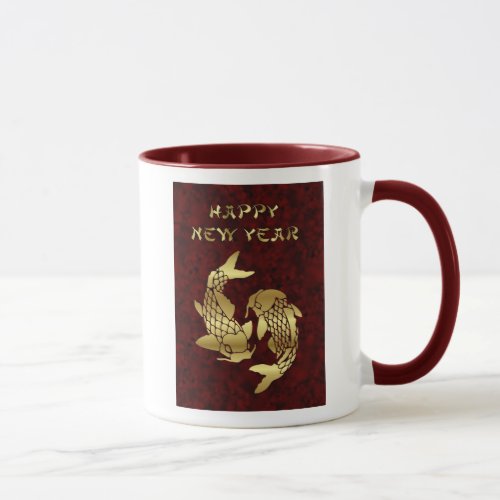 Happy Chinese New Year koi Vietnamese New Year Mug