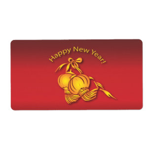 Happy Chinese New Year! Label