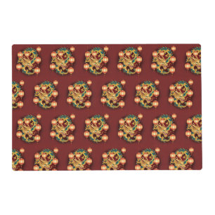 Happy Chinese New Year modern asian pattern Placemat
