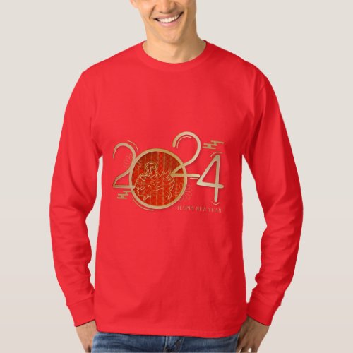 Happy Chinese New Year of Dragon 2024 T_Shirt