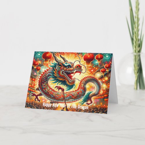 Happy Chinese New year Of The Dragon  Card