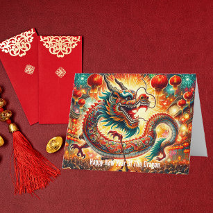 Happy Chinese New year Of The Dragon  Card