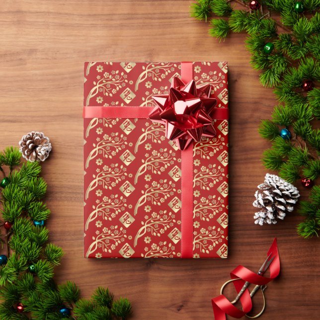 Happy Chinese New Year of the Rabbit 2023  Wrapping Paper (Holiday Gift)