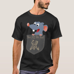Happy Chinese New Year Of The Rat 2020 Little Rat  T-Shirt