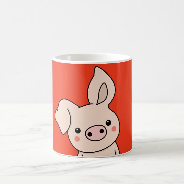 Happy Chinese New Year - Pig Coffee Mug (Center)