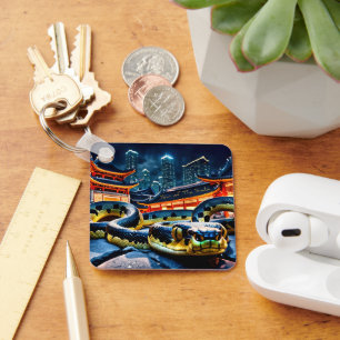 Happy Chinese New Year Snake 2025 BSqK Keychain