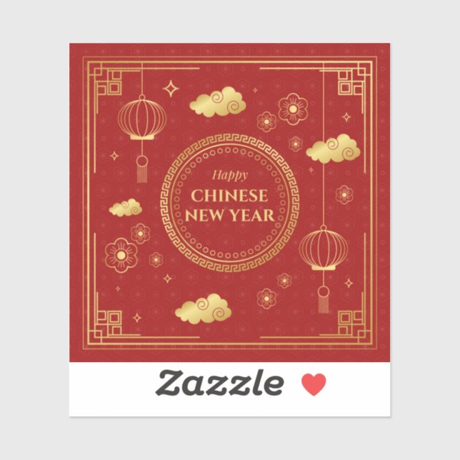 Happy Chinese New Year Sticker (Sheet)