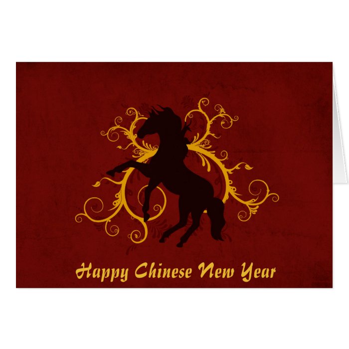 Happy Chinese New Year Year of the Horse Cards