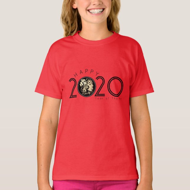 Happy Chinese Rat New Year 2020 Kids T-shirt 3 (Front)