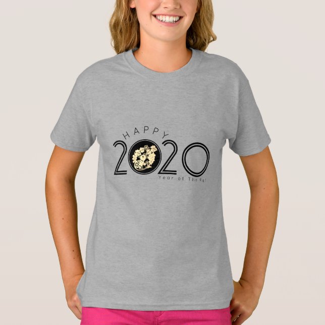 Happy Chinese Rat New Year 2020 Kids T-shirt 4 (Front)