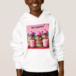 Happy chipmunks strawberry milkshakes hoodie