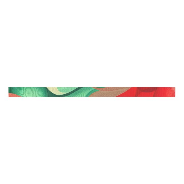 Happy Chistmas Grosgrain Ribbon (Front)