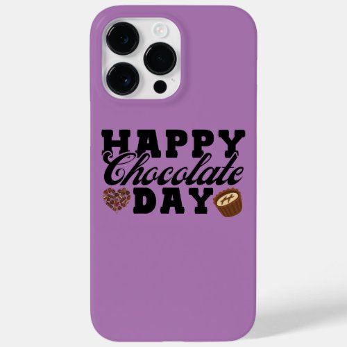 Happy Chocolate Day Chocolate Lovers Joyful Case_Mate iPhone 14 Pro Max Case