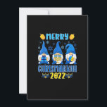 Happy Chrismukkah Christmas and Hanukkah Gnomes Invitation<br><div class="desc">Gnomes Thanksgiving Halloween Merry Christmas and Happy Hallothanksmas outfit is gift for boys,  girls,  kids,  mom,  dad,  grandma,  men,  women,  teacher. October,  November,  And December,  Mix of Winter and Autumn! Celebrate the holidays with friends and family</div>