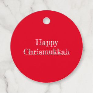 Happy Chrismukkah Gift Tag