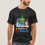 Happy Chrismukkah Gnomes Christmas and Hanukkah T-Shirt<br><div class="desc">Happy Chrismukkah Gnomes Christmas Hanukkah Jewish Holiday Tee great gift for women,  men,  mom,  dad,  grandma,  grandpa,  kids for Christmas Party,  Hanukkah Party.</div>