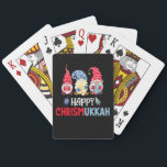 Happy Chrismukkah Gnomes Hanukkah Merry Christmas  Poker Cards<br><div class="desc">Happy Chrismukkah Gnomes Hanukkah Merry Christmas Pajamas</div>
