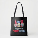 Happy Chrismukkah Gnomes Hanukkah Merry Christmas  Tote Bag<br><div class="desc">Happy Chrismukkah Gnomes Hanukkah Merry Christmas Pajamas</div>