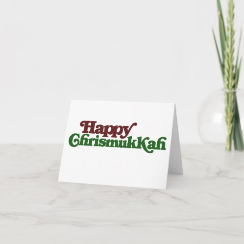 Happy Chrismukkah Holiday Card