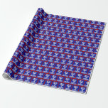 Happy Chrismukkah Holiday Menorah Santa Hat Gift Wrapping Paper<br><div class="desc">Wrap gifts in style with this Happy Chrismukkah Holiday Menorah with Santa Hat gift wrapping paper. All options are available. Great for people who celebrate Hanukkah and Christmas. This image also appears on other items and can be found in my store. Images/photography and designs are created and owned by artist...</div>