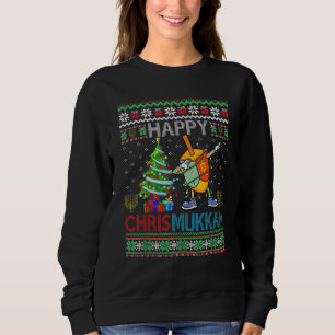 Happy Chrismukkah Jewish Christmas Hanukkah Chanuk Sweatshirt