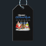 Happy Chrismukkah Jewish Christmas Hanukkah Gift Tags<br><div class="desc">Santa Christmas Boys Kids Youth Men. Funny Humor graphic tee costume for those who believe in Santa Claus,  love Deer,  Reindeer,  Elf,  Elves,  singing songs,  party decorations,  tree,  hat,  socks This Christmas tee with Graphic is great Christmas gift</div>