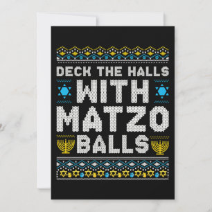 Happy Chrismukkah Jewish Christmas Hanukkah Holiday Card