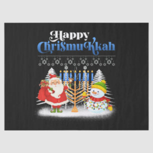 Happy Chrismukkah Jewish Christmas Hanukkah Tissue Paper