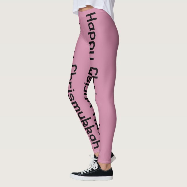 happy Chrismukkah Leggings (Left)
