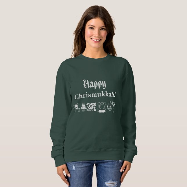 Happy Chrismukkah with pictorials Sweatshirt (Front Full)