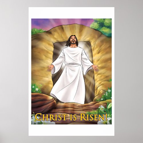Happy Christian Easter Poster
