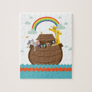 Happy Christian Kids Puzzle Bible Story Noah’s A