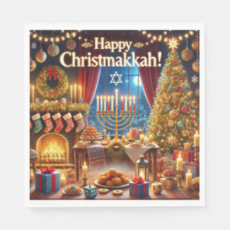 Happy Christmakkah! Napkins