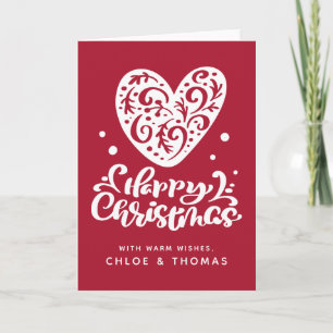 Happy Christmas Add Your Names Card