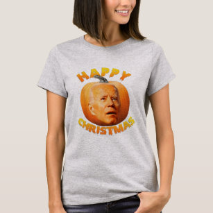 Happy Christmas Anti Joe Biden Funny Halloween T-Shirt