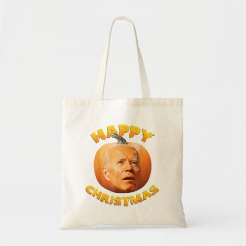 Happy Christmas Anti_Joe Biden Halloween 2022 Pump Tote Bag