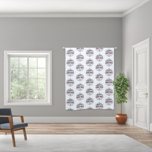 Happy Christmas Baby Girls Nursery Room Home Decor Blackout Curtains