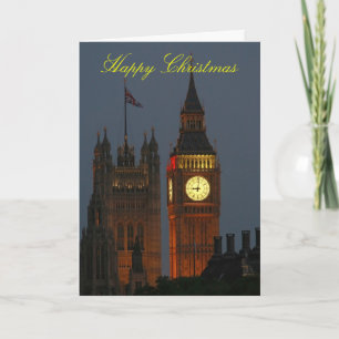 Happy Christmas-Big Ben-London Holiday Card