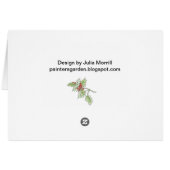 Happy Christmas Card (Back Horizontal)