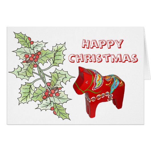 Happy Christmas Card (Front Horizontal)