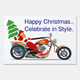 HAPPY CHRISTMAS, CELEBRATE IN STYLE SIGN