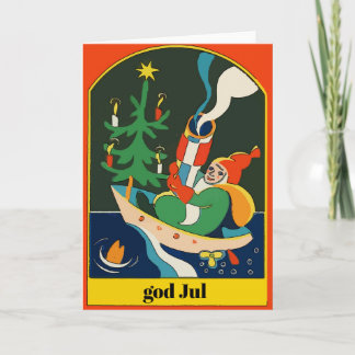 Happy Christmas, Change Language in Greeting Holiday Card