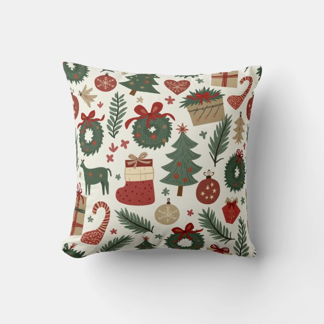 Happy Christmas cushion (Front)