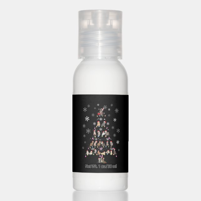 Happy Christmas | Cute Cat Christmas Tree Hand Lotion (Front)