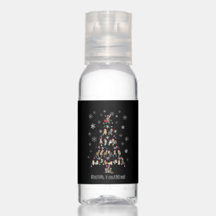 Happy Christmas Cute Cat Christmas Tree Hand Sanitizer