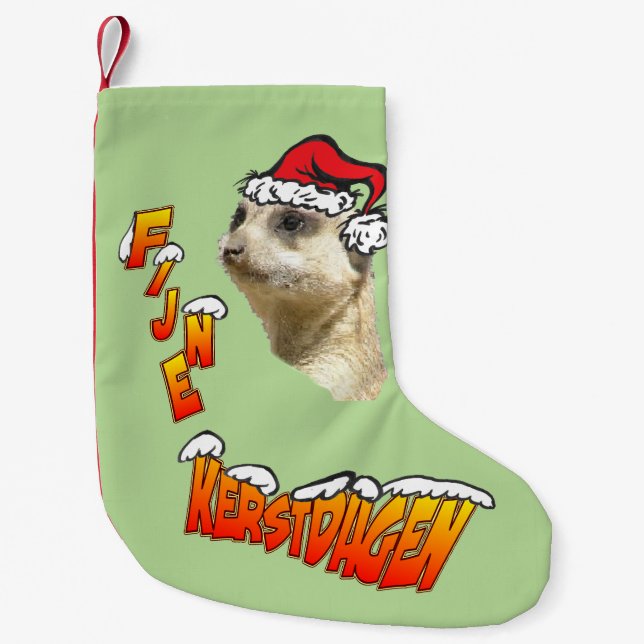 Happy Christmas Eve Christmas Eve Christmas Eve Small Christmas Stocking (Front)