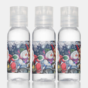 Happy Christmas Friends Funny Hand Sanitizer