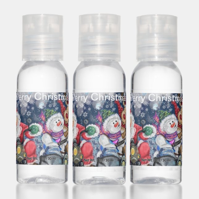 Happy Christmas Friends Funny Hand Sanitizer (Set)