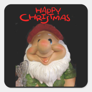 HAPPY CHRISTMAS FROM GNOME STICKER