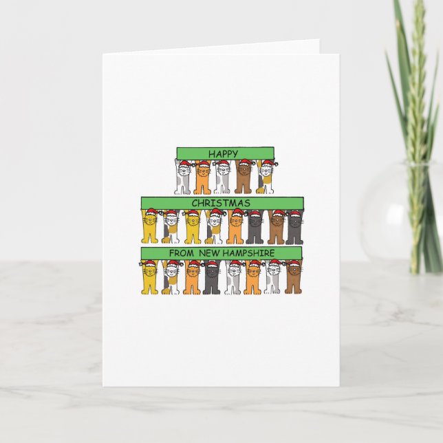 Happy Christmas from New Hampshire Holiday Card (Front)